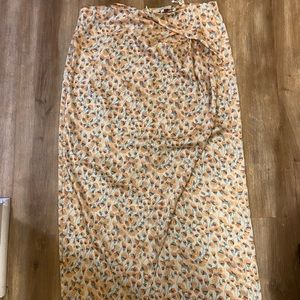 Vince silky mid skirt